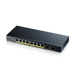 ZyXEL GS1100-10HP v2, 10Port-PoE+Switch 8xPoE+, max. 130 Watt,