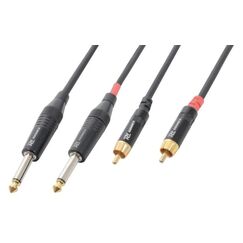 PD-Connex PD Connex CX74-3 Audiokabel 2x 6.3 Klinke - 2x Cinch, 3m