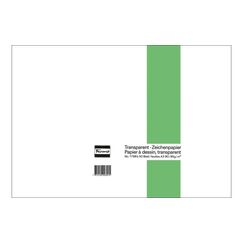 Favorit Transparent-Zeichenpapier-Block transparent, 80/85gg, 420x297mm, 50 Blatt