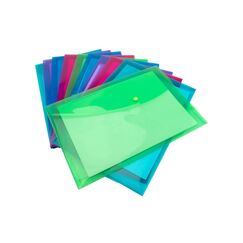 Rapesco ECO GRS Dokumententasche A4+ assortiert, 10 Stück
