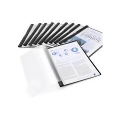 Rapesco ECO GRS Klemmmappe A4 10 Stk. schwarz, 10 Stück
