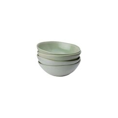 URBANARA Capela Schalen Set 4 Stk. ø17x6cm Pistazie,Handgefertigt, Spülmaschinenfest
