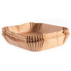 GOURMETmaxx Backpapier Schalen 23x23cm 100 Stk, 220° hitzebständig, 23x23x4.5cm