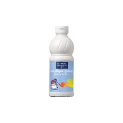 LEFRANC Acrylfarbe Glossy 500 ml, Weiss