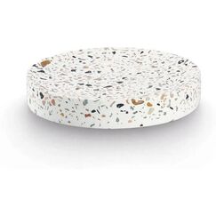 Zeller Present Seifenschale Terrazzo Grösse: 11.6 x 11.6 x 2 cm (L x B x H)