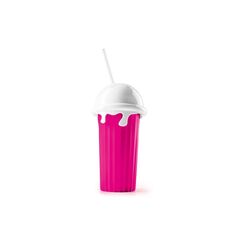 GOURMETmaxx Slushy Ice Maker  330ml rosa/weiß