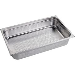 Inox GN-Behälter gelocht L: 53cm B: 32,5 cm H: 10cm