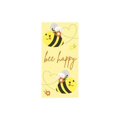 Paper + Design Paper+Design Taschentuch Bee 21.5x22cm, 10 Stück. 4-lagig FSC