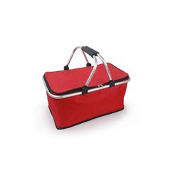 EASYmaxx Thermo-Einkaufskorb 25l rot faltbar, Einkaufstasche