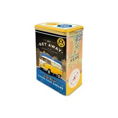 Nostalgic Art Vorratsdose VW Bulli Verschluss, Metall, 11x18x8 cm
