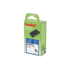 Trodat Ersatzkissen 6/4913 blau, 3 Stk Zu Printy  4912 ,  4912 Typomatic