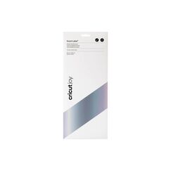 Cricut Vinylfolie Joy Pemanent silber beschreibbar, 4 Blatt, 14 x 33 cm
