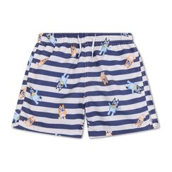 Swim Essentials UV-Badeshorts Bluey blau/weiss gestreift, Gr. 110/116, 4-6 J.