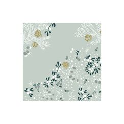 Paper + Design Servietten Frosty floral 24x24 cm, 20 Stück, 3-lagig, FSC