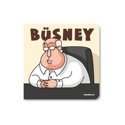 SwissMeme Kinderbuch Büsney, 14.5 x 14.5 x 0.8 cm