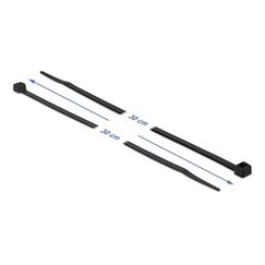 DeLOCK Kabelbinder kälteresistent L 300 x B 4,8 mm schwarz 100 Stück