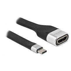 DeLOCK FPC Flachbandkabel USB Type-C zu HDMI (DP Alt Mode) 4K 60 Hz 14 cm