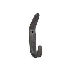 House Doctor Wandhaken Forged Länge: 12 cm, Eisen, Schwarz