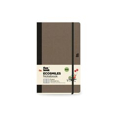 Flexbook Ecosmiles Notebook liniert 13x21cm, coffee