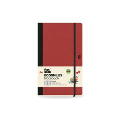 Flexbook Ecosmiles Notebook liniert 13x21cm, cherry