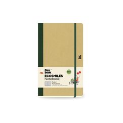 Flexbook Ecosmiles Notebook liniert 13x21cm, olive