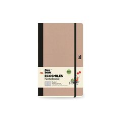 Flexbook Ecosmiles Notebook liniert 13x21cm, almond