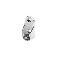 Hettich Schrankrohr-Lager für Rohrprofil oval 15 x 30 mm, verchomt