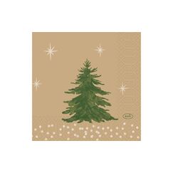 Duni Servietten 3-lagig Humble Trees 24x24cm, 50 Stück