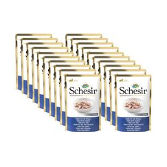 Schesir Cat Thunfisch,Wolfsbarsch Gelée Kit 20x85g