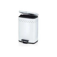 Kela Kosmetikeimer Malaga 5 Liter, Weiss