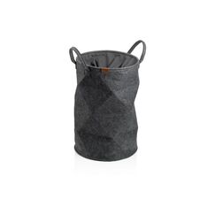 Kela Wäschesack Fay 100% Polyester Filz, Dunkelgrau
