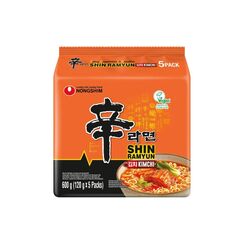 Nongshim Kimchi Noodle Soup Multipack 5x120g