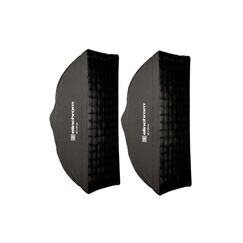 Elinchrom Rotalux Go Strip 35 x 75 cm Silber Schwarz