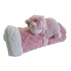 Warmies Combo Warmies & Kuscheldecke Lama pink & Baby-Decke pink