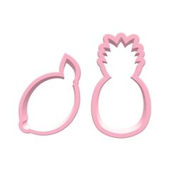 Backshop Ausstechformen Zitrone&Ananas Set 2 Stk