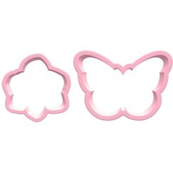 Backshop Ausstechformen Orchidee&Butterfly Set 2 Stk