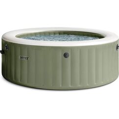 Intex 4-PERSON OLIVE GREEN ROUND BUBBLE SPA SET