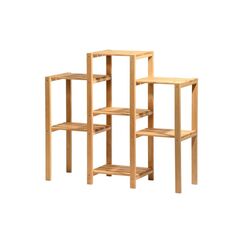Dobar Dekoratives Blumenregal, 7-flächig, natur aus Holz