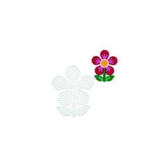 Hama Bügelperlen Platten Midi-Blume Weiss
