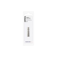Office Magnet aus Stahl rund extra stark, 4 Stk.