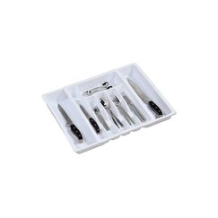 Kesper Besteckkasten variabel PP, Variable Breite: 29 - 50 cm, Weiss