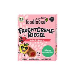 Foodloose Fruchtcreme-Riegel Apfel-Erdbeere 3 x 28 g