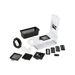 GOURMETmaxx Multi-Schneider Schwarz/Weiss 15-tlg.
