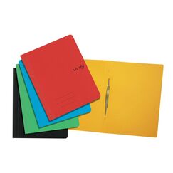 VON Schnellhefter A4 mit Heftmechanik 100 % Recyclingkarton,230gr,assortiert,5Stk