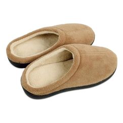 VITALmaxx Komfort-Slipper 37/38 hellbraun/schwarz