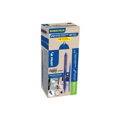 PILOT FriXion Clicker Bonuspack 0.7mm, 12 Stifte + 12 Refills, schwarz