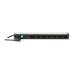 Bachmann PDU 19 7xT23 sw 1HE Schalter