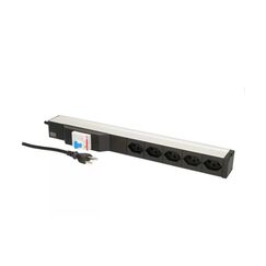 Bachmann PDU 19 5xT23, 1HE FI Schalter schwarz