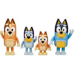 Moose Toys Bluey Figuren Viererpack Familie