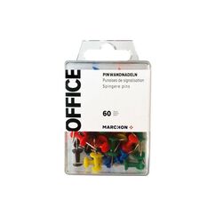 Office Pinwandnadel 60 Stk., bunt